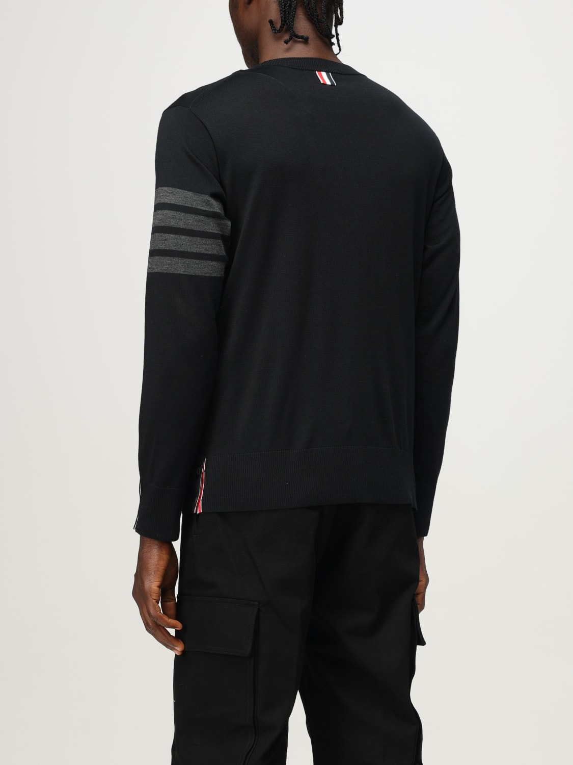 THOM BROWNE SWEATER: Sweater men Thom Browne, Black - Img 3