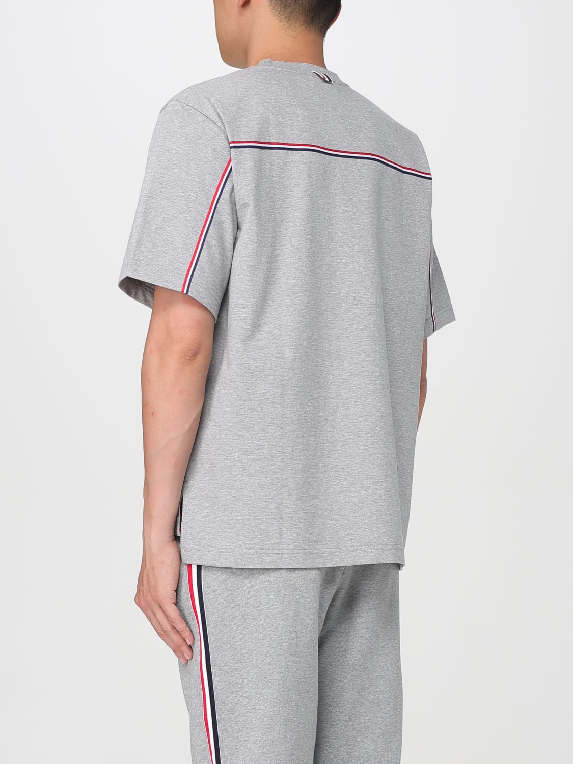 THOM BROWNE: T-shirt men - Grey | Thom Browne t-shirt