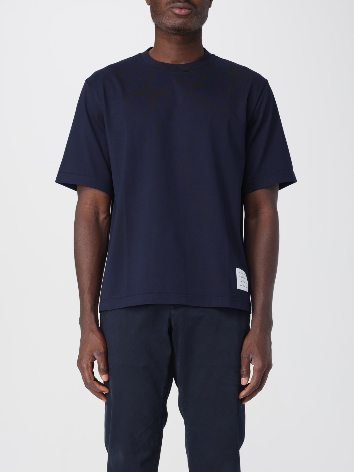 THOM BROWNE T-SHIRT: T-shirt men Thom Browne, Navy - Img 1