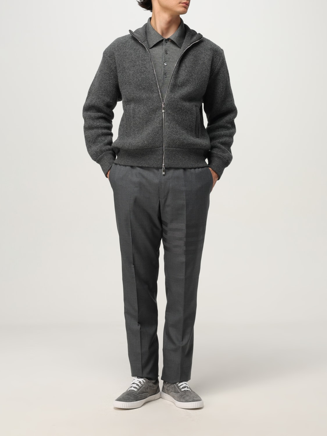 THOM BROWNE JACKET: Jacket men Thom Browne, Grey - Img 2