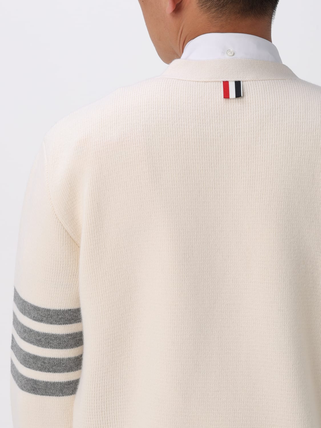 THOM BROWNE SWEATER: Sweater men Thom Browne, White - Img 5