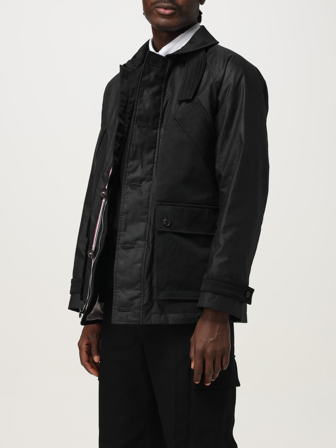 THOM BROWNE JACKET: Jacket men Thom Browne, Black - Img 4