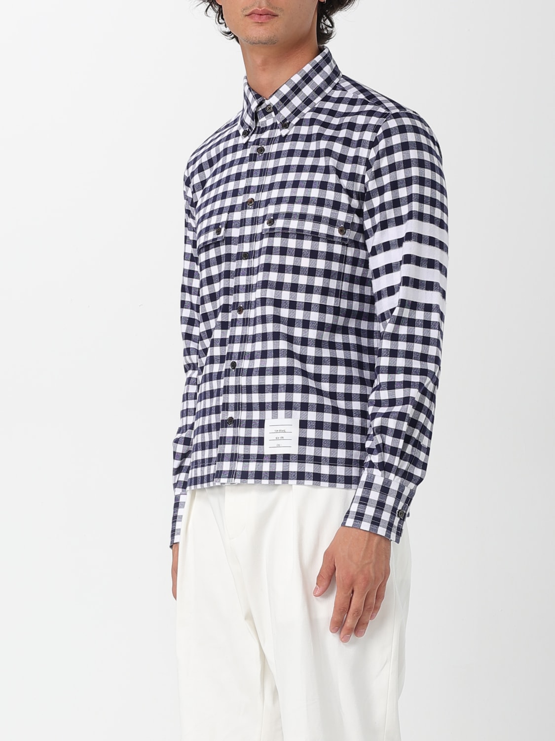 THOM BROWNE SHIRT: Shirt men Thom Browne, Navy - Img 4