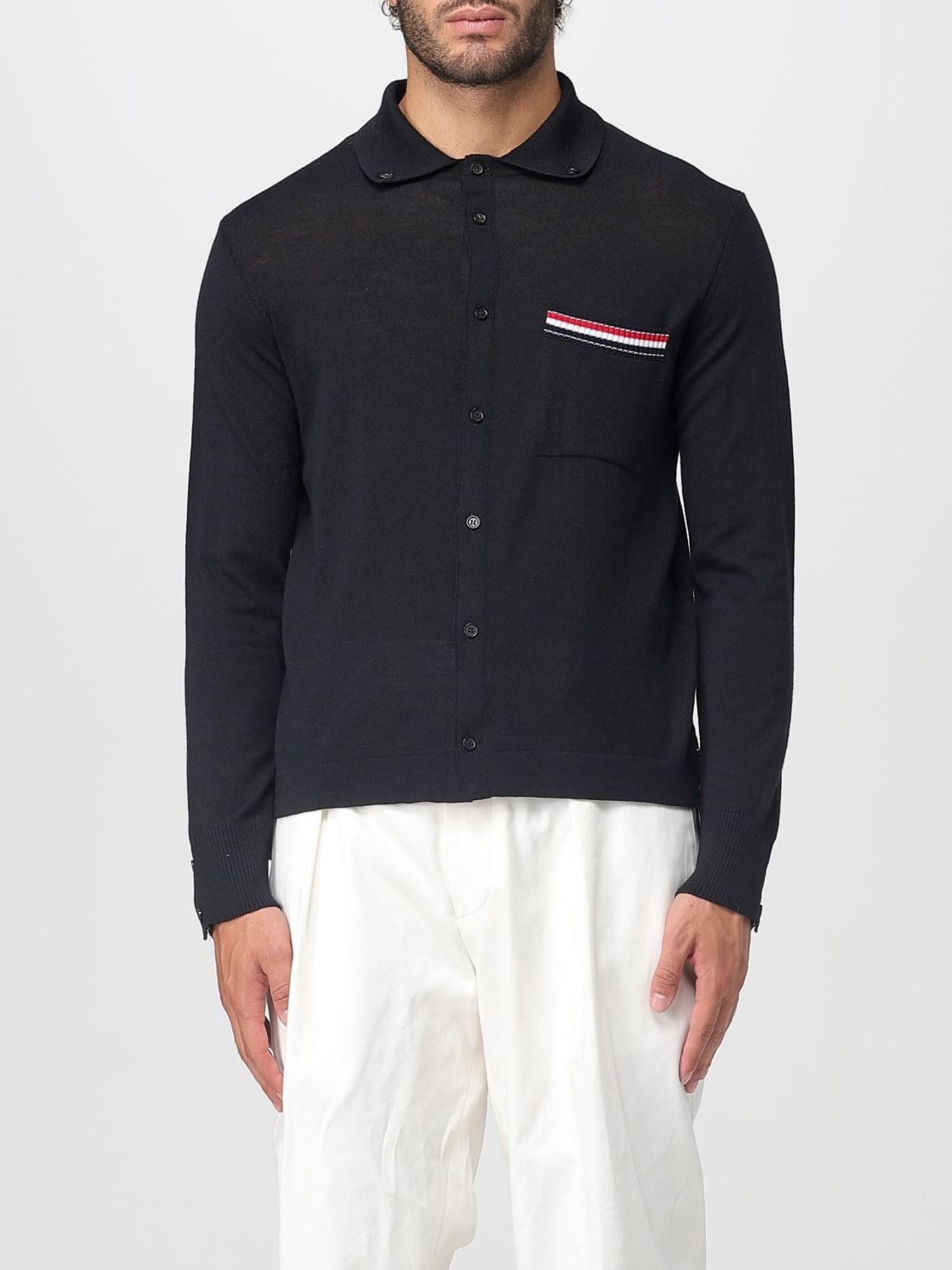 THOM BROWNE PULLOVER: Hemd herren Thom Browne, Schwarz - Img 1