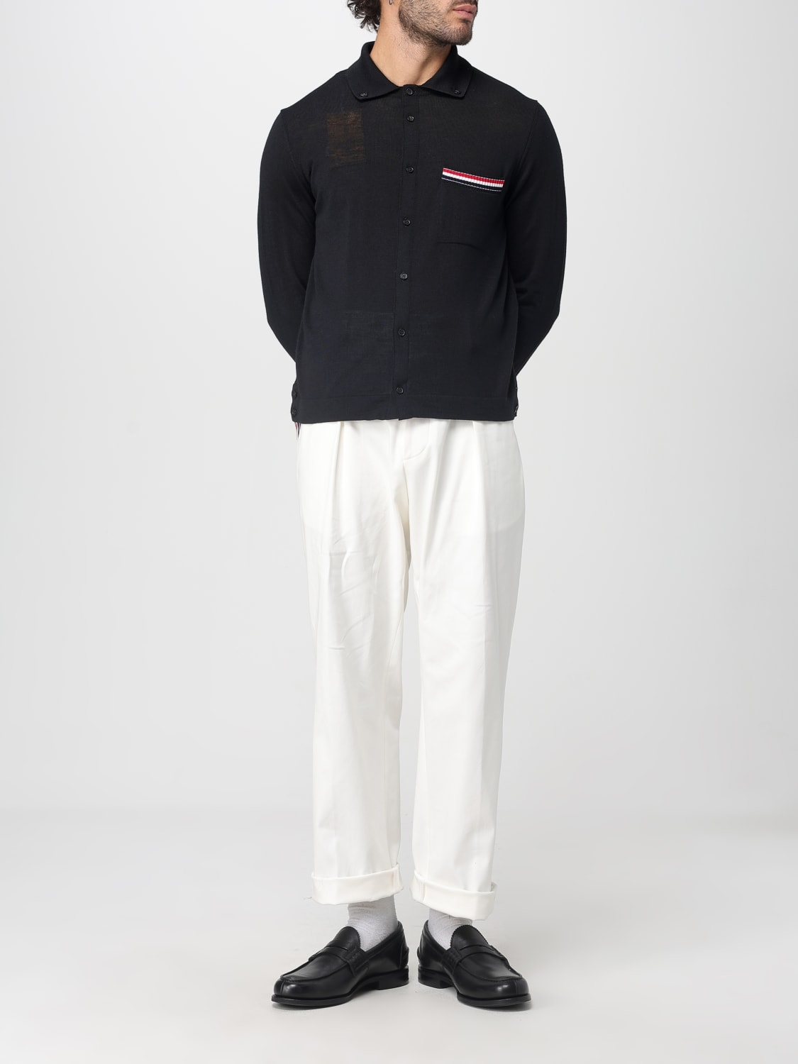 THOM BROWNE PULLOVER: Hemd herren Thom Browne, Schwarz - Img 2