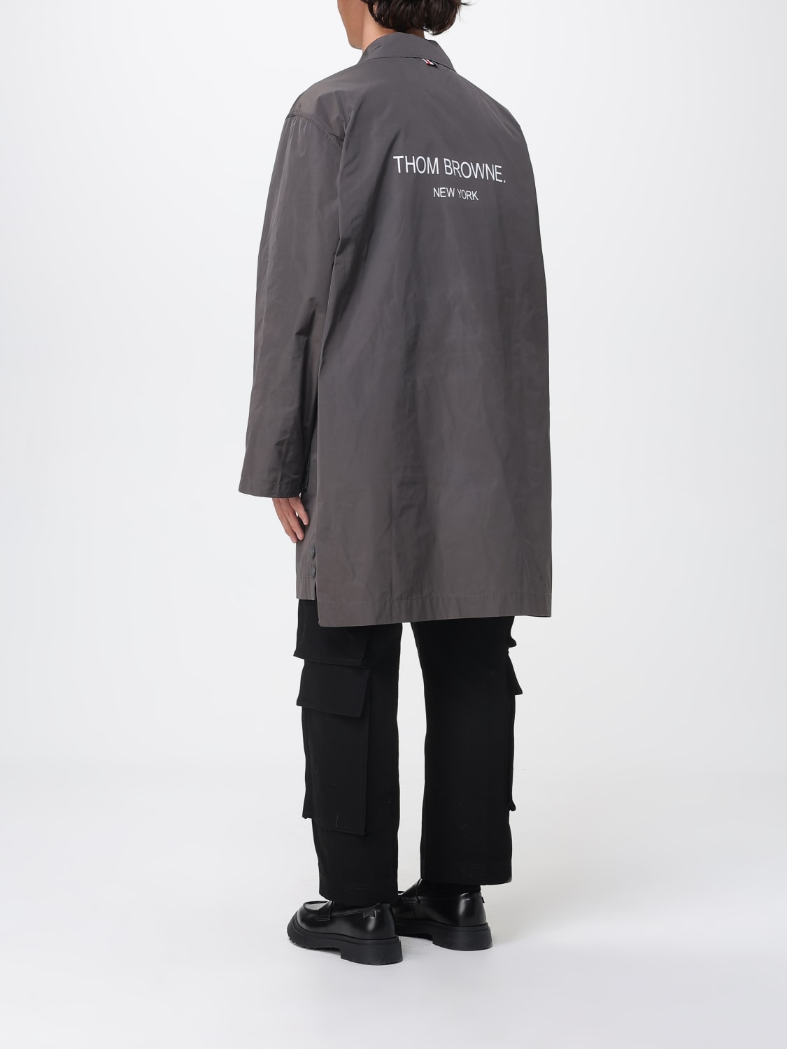 THOM BROWNE JACKET: Coat men Thom Browne, Grey - Img 3