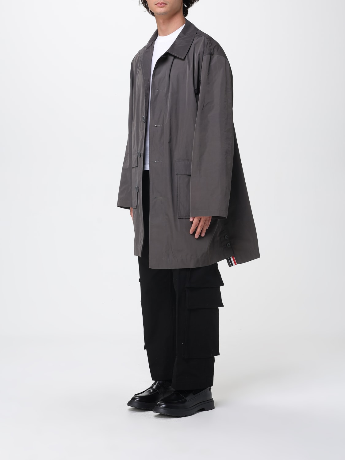 THOM BROWNE JACKET: Coat men Thom Browne, Grey - Img 4