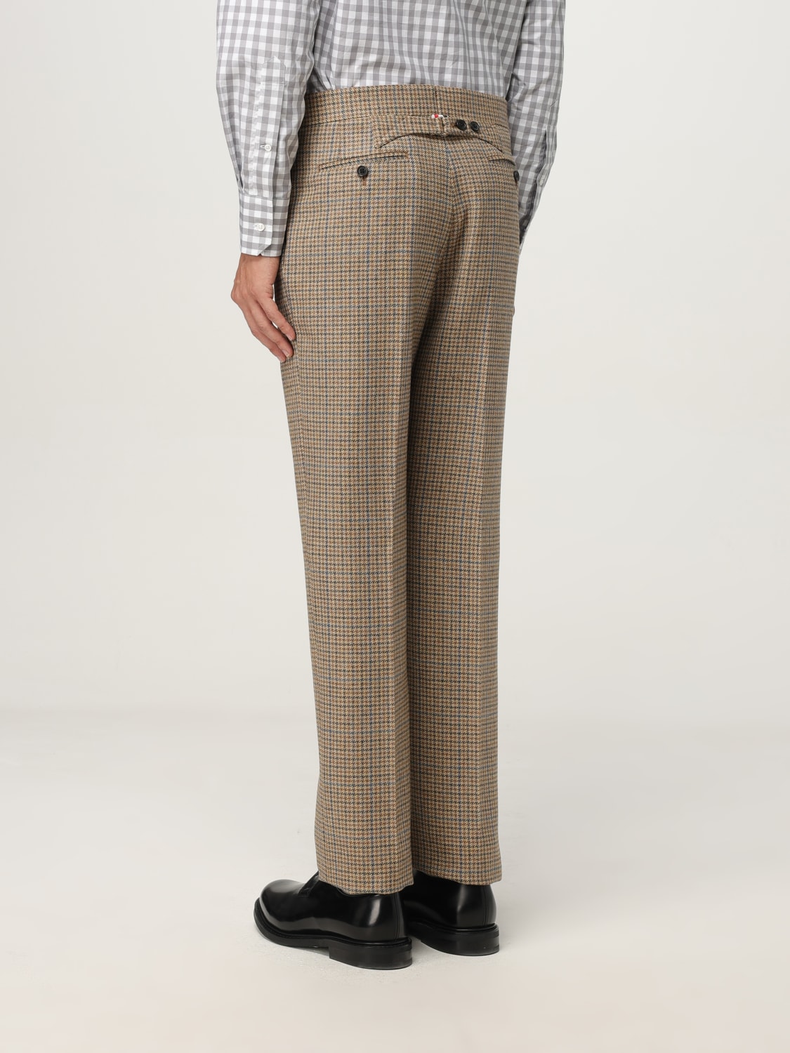 THOM BROWNE PANTS: Pants men Thom Browne, Beige - Img 3