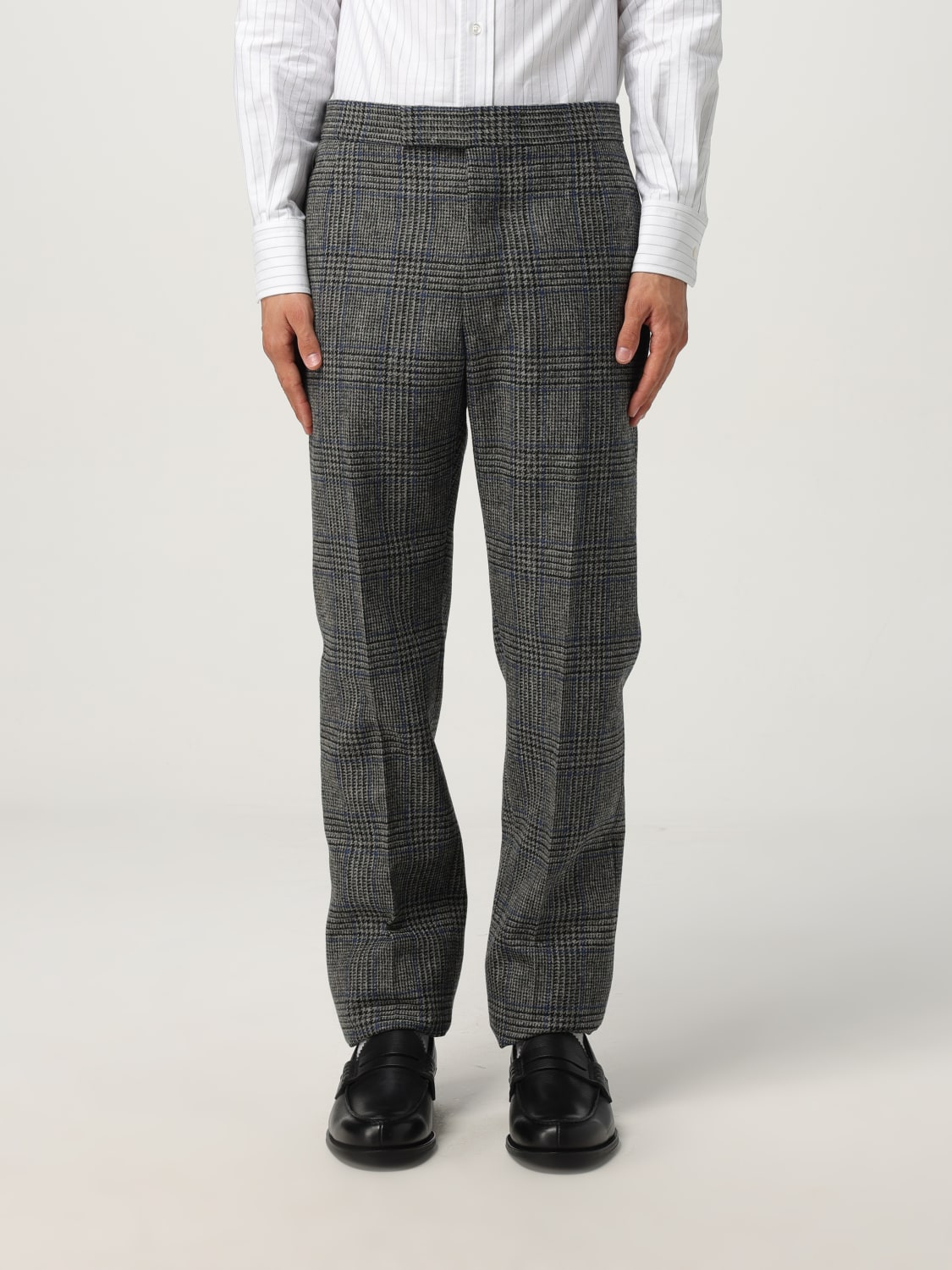 THOM BROWNE PANTS: Pants men Thom Browne, Charcoal - Img 1