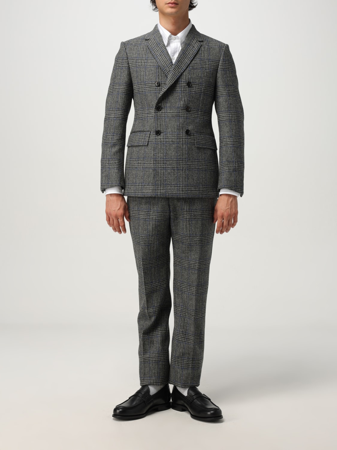 THOM BROWNE PANTS: Pants men Thom Browne, Charcoal - Img 2