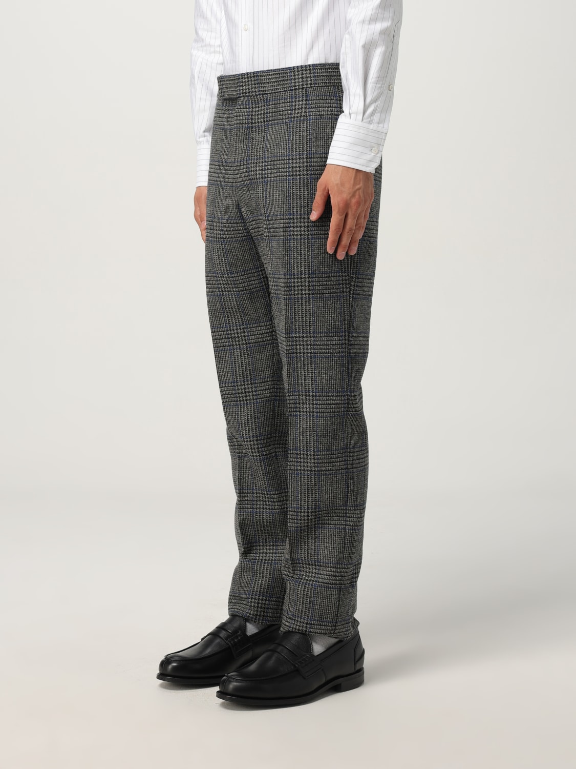 THOM BROWNE PANTS: Pants men Thom Browne, Charcoal - Img 4