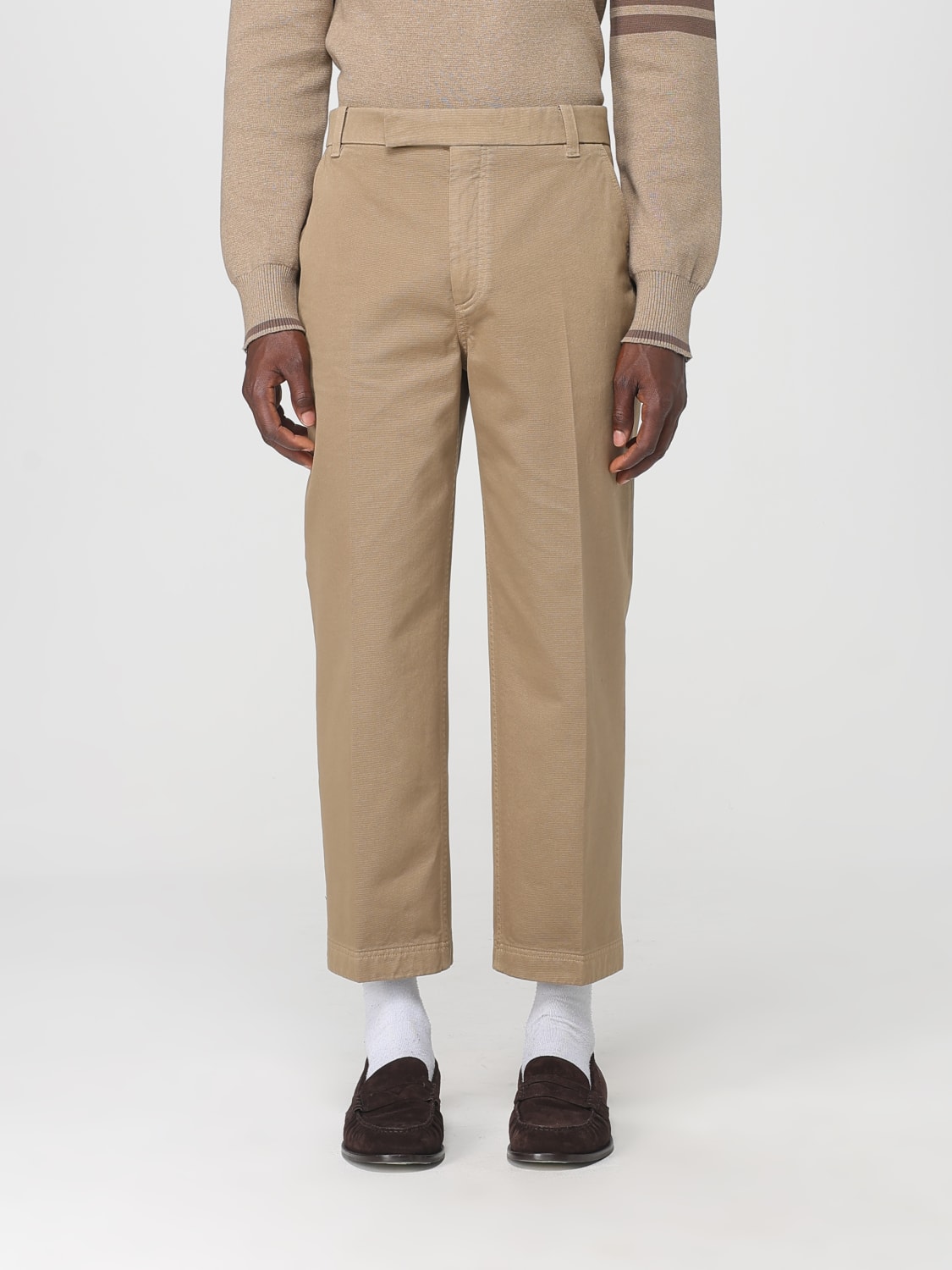 THOM BROWNE PANTS: Pants men Thom Browne, Beige - Img 1