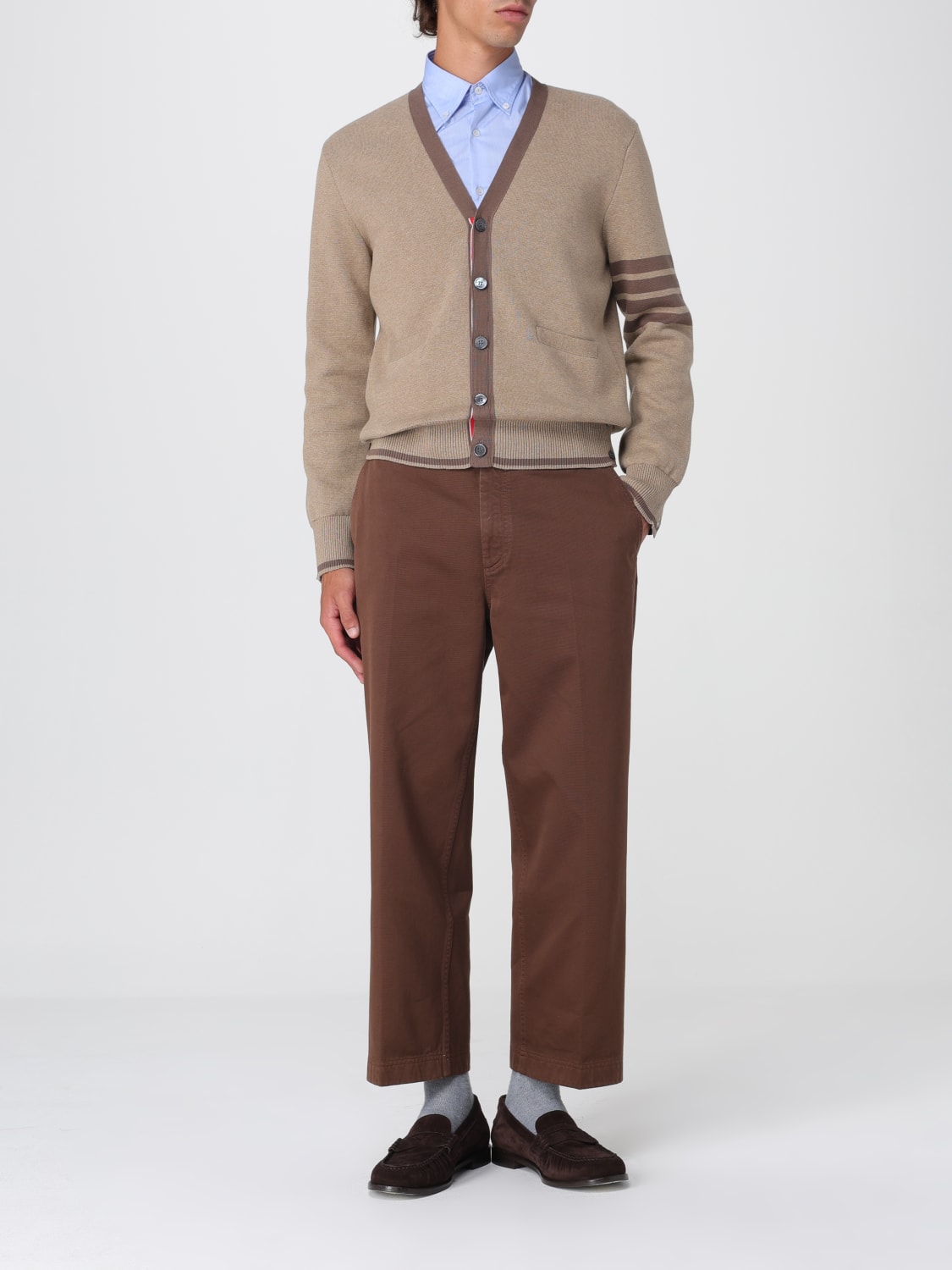 THOM BROWNE PANTS: Pants men Thom Browne, Brown - Img 2