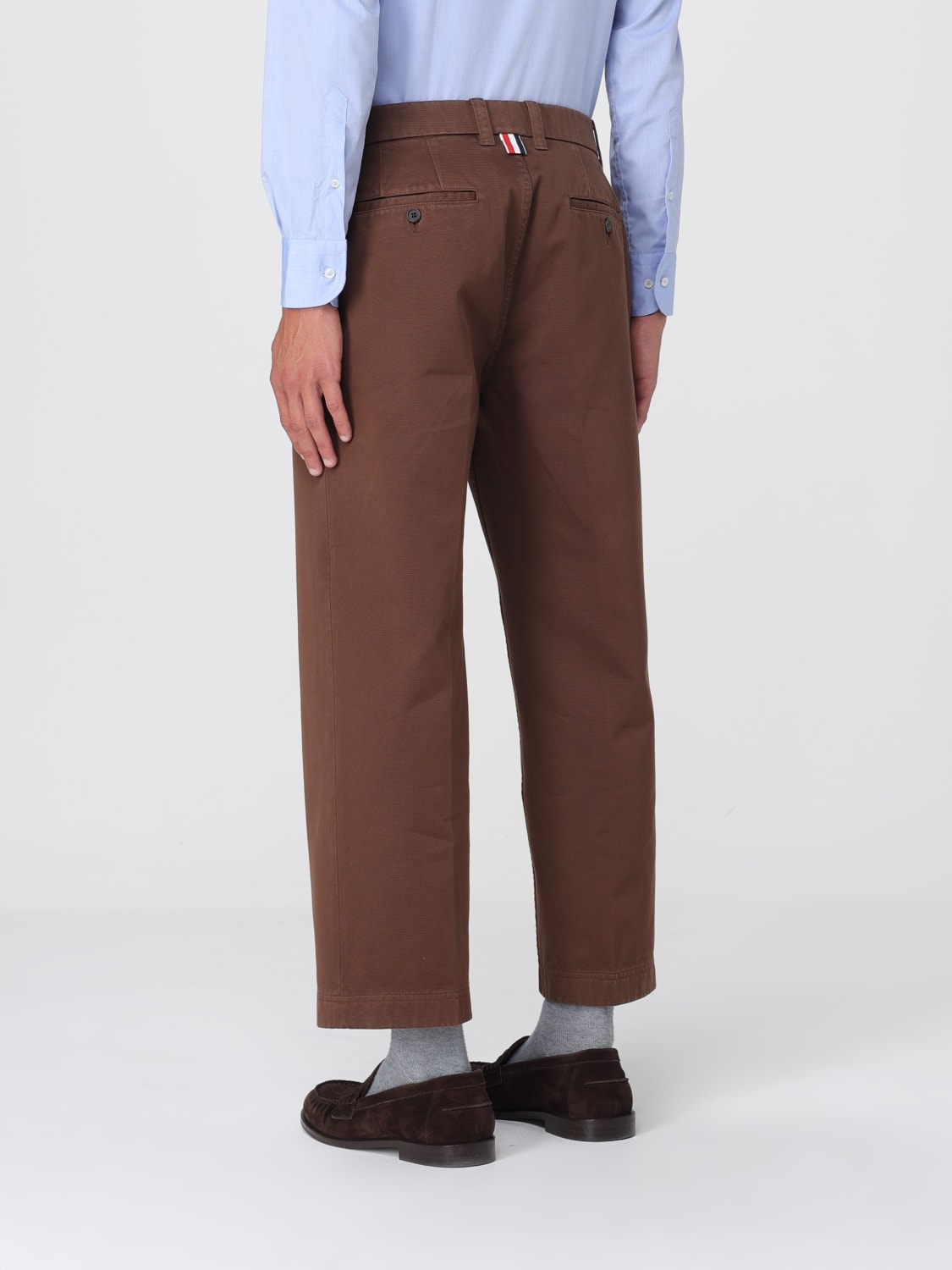THOM BROWNE PANTS: Pants men Thom Browne, Brown - Img 3