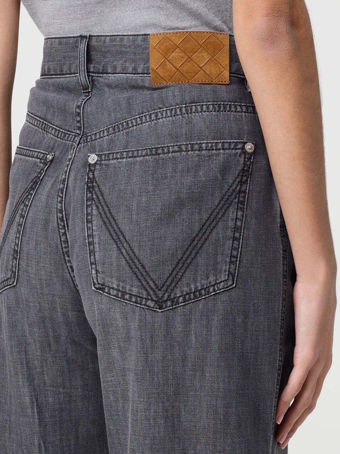 BOTTEGA VENETA JEANS: Jeans woman Bottega Veneta, Charcoal - Img 5