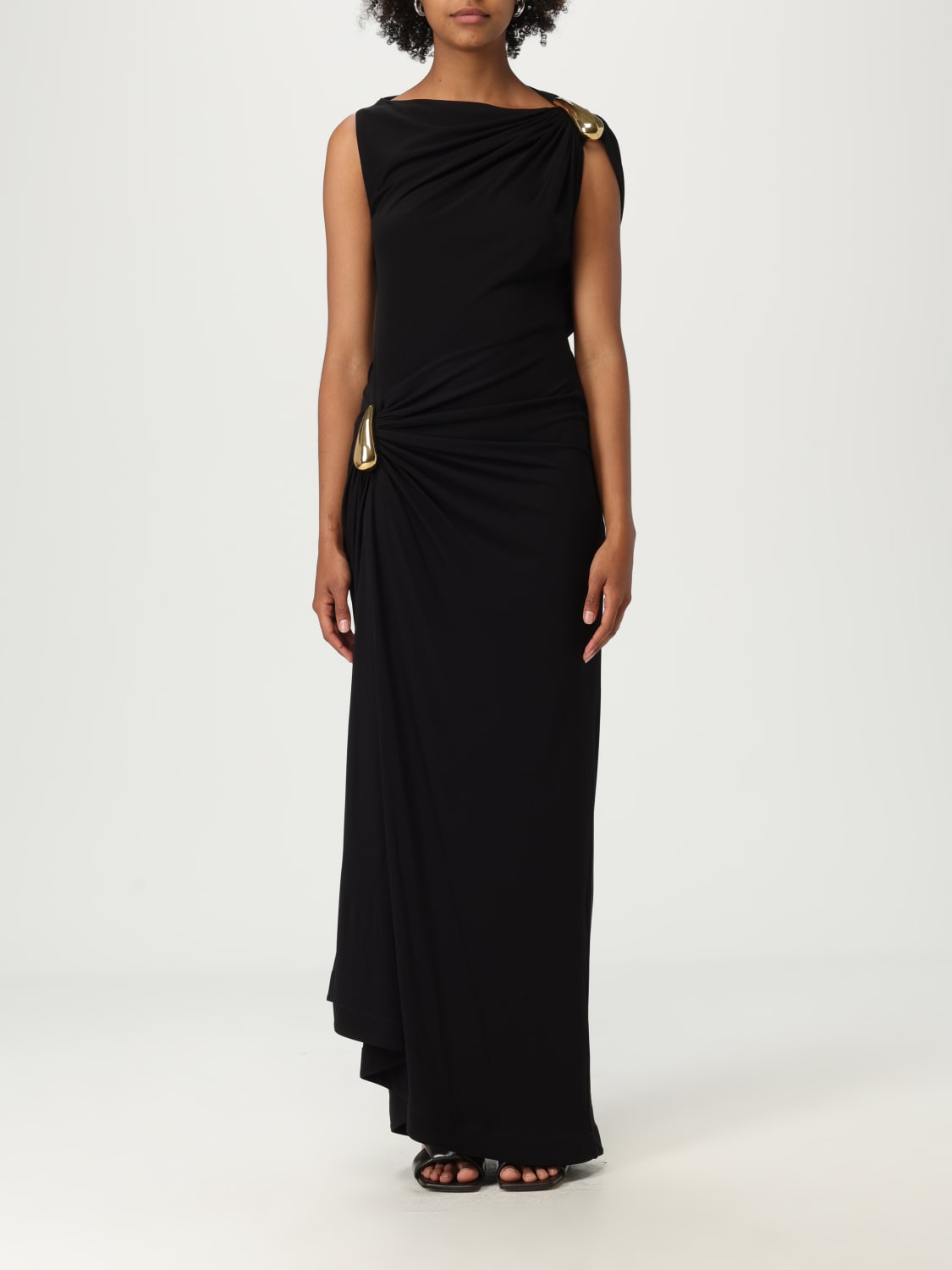 BOTTEGA VENETA KLEID: Kleider damen Bottega Veneta, Schwarz - Img 1
