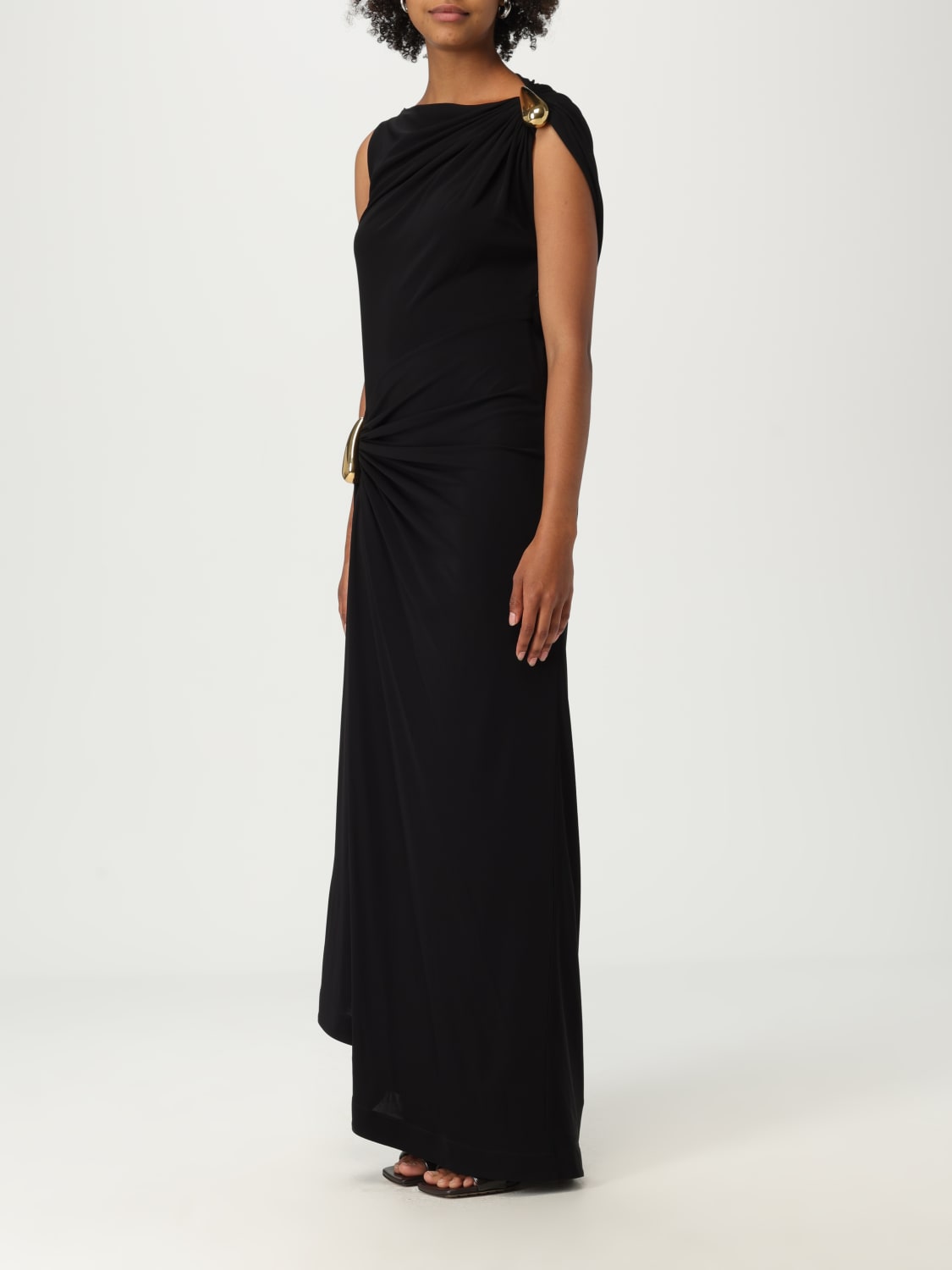 BOTTEGA VENETA KLEID: Kleider damen Bottega Veneta, Schwarz - Img 4