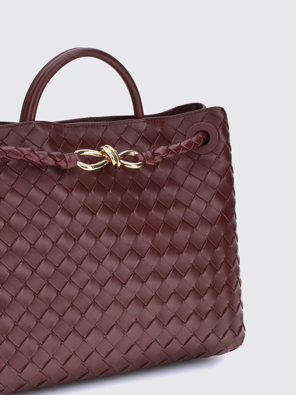 BOTTEGA VENETA HANDBAG: Shoulder bag woman Bottega Veneta, Burgundy - Img 3