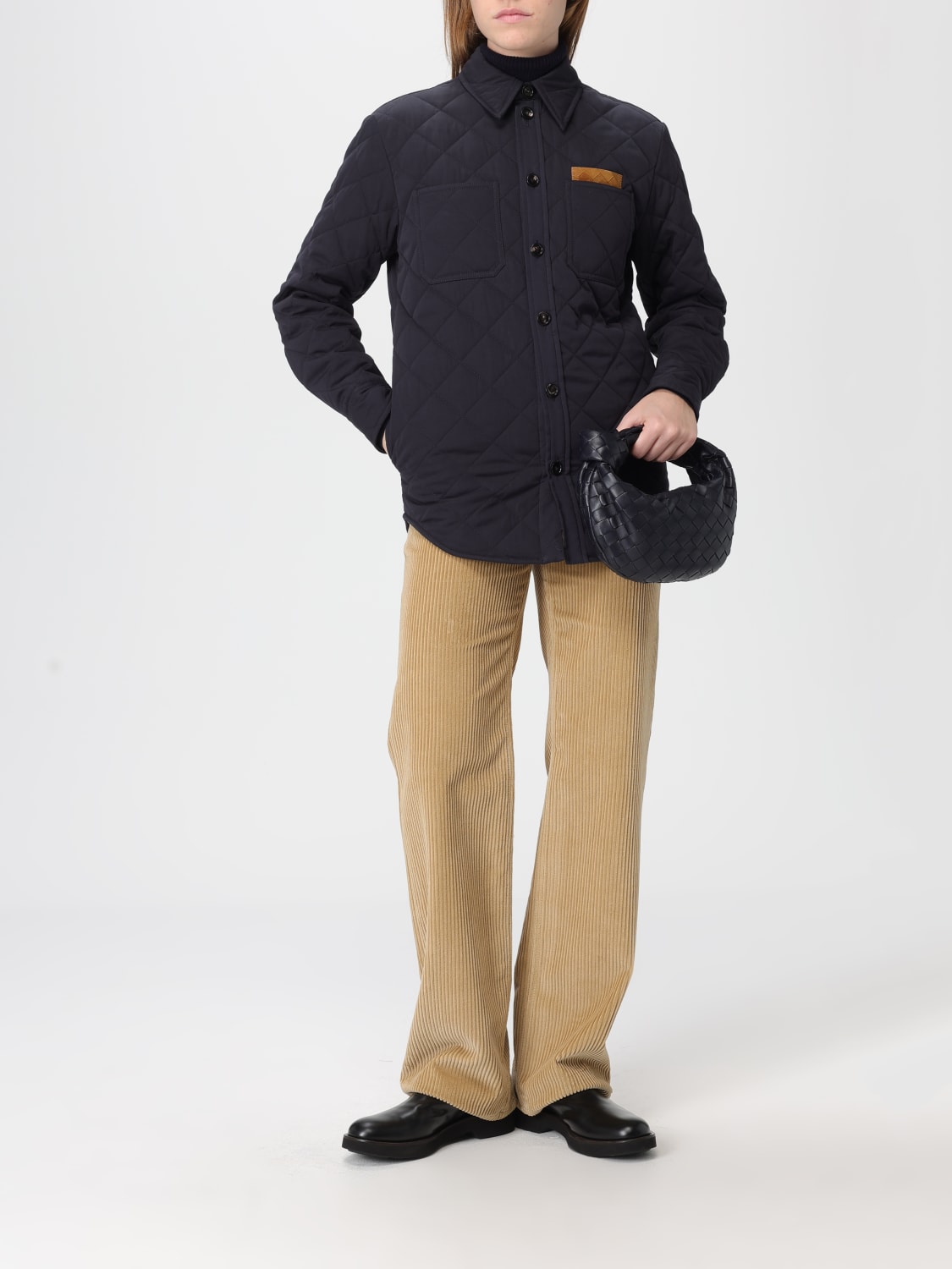 BOTTEGA VENETA HANDBAG: Shoulder bag woman Bottega Veneta, Blue - Img 2