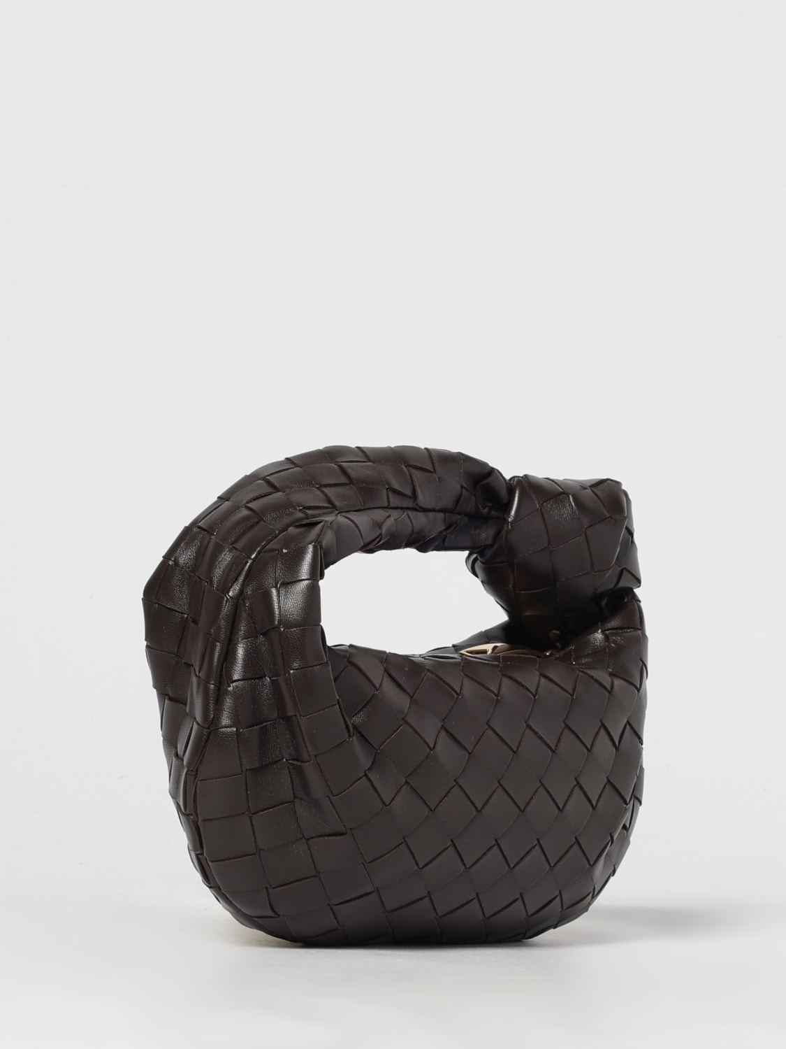 BOTTEGA VENETA BOLSO DE MANO: Bolso de hombro mujer Bottega Veneta, Marrón Oscuro - Img 3