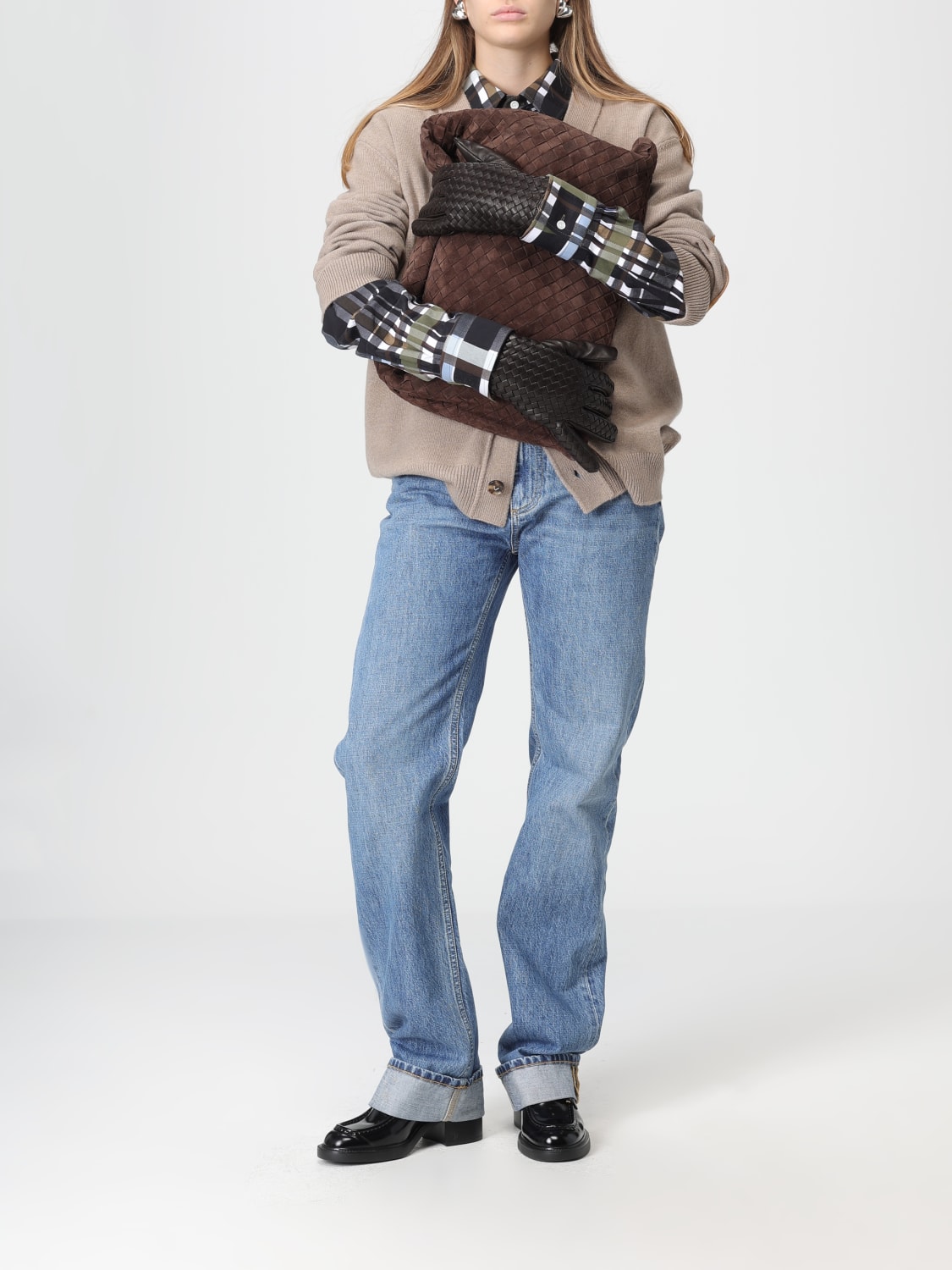 BOTTEGA VENETA SHOULDER BAG: Shoulder bag woman Bottega Veneta, Dark - Img 2