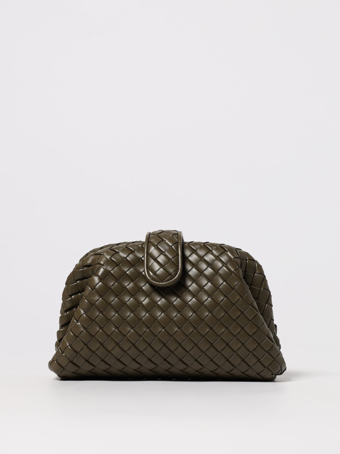 BOTTEGA VENETA CLUTCH: Shoulder bag woman Bottega Veneta, Grey - Img 1