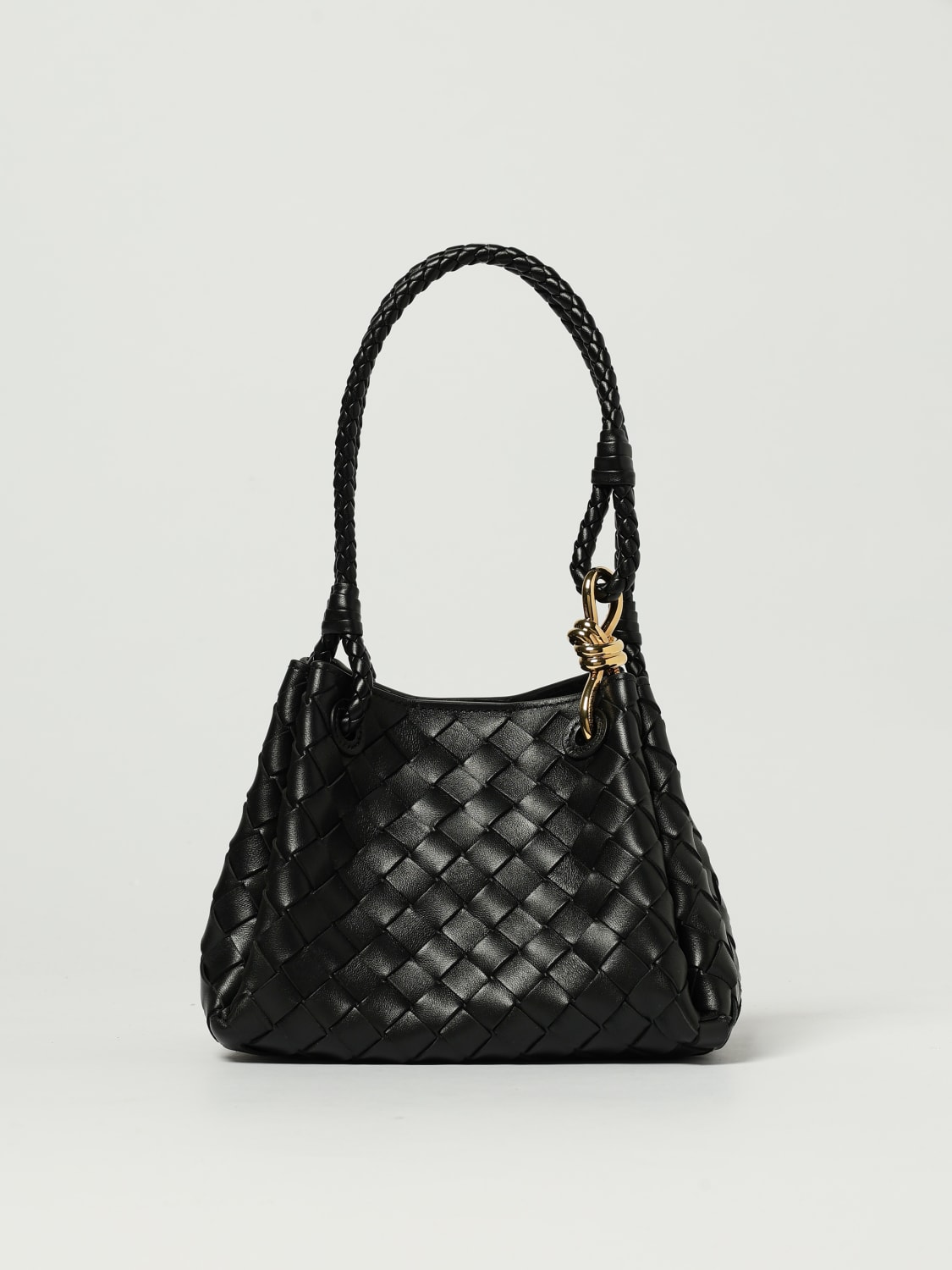 BOTTEGA VENETA MINI BAG: Shoulder bag woman Bottega Veneta, Black - Img 1