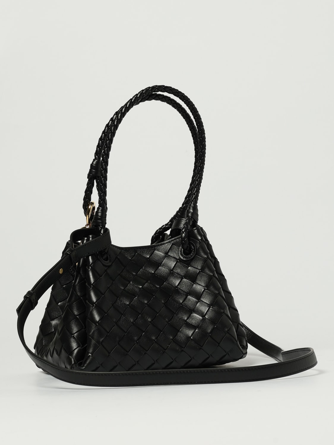 BOTTEGA VENETA MINI BAG: Shoulder bag woman Bottega Veneta, Black - Img 3