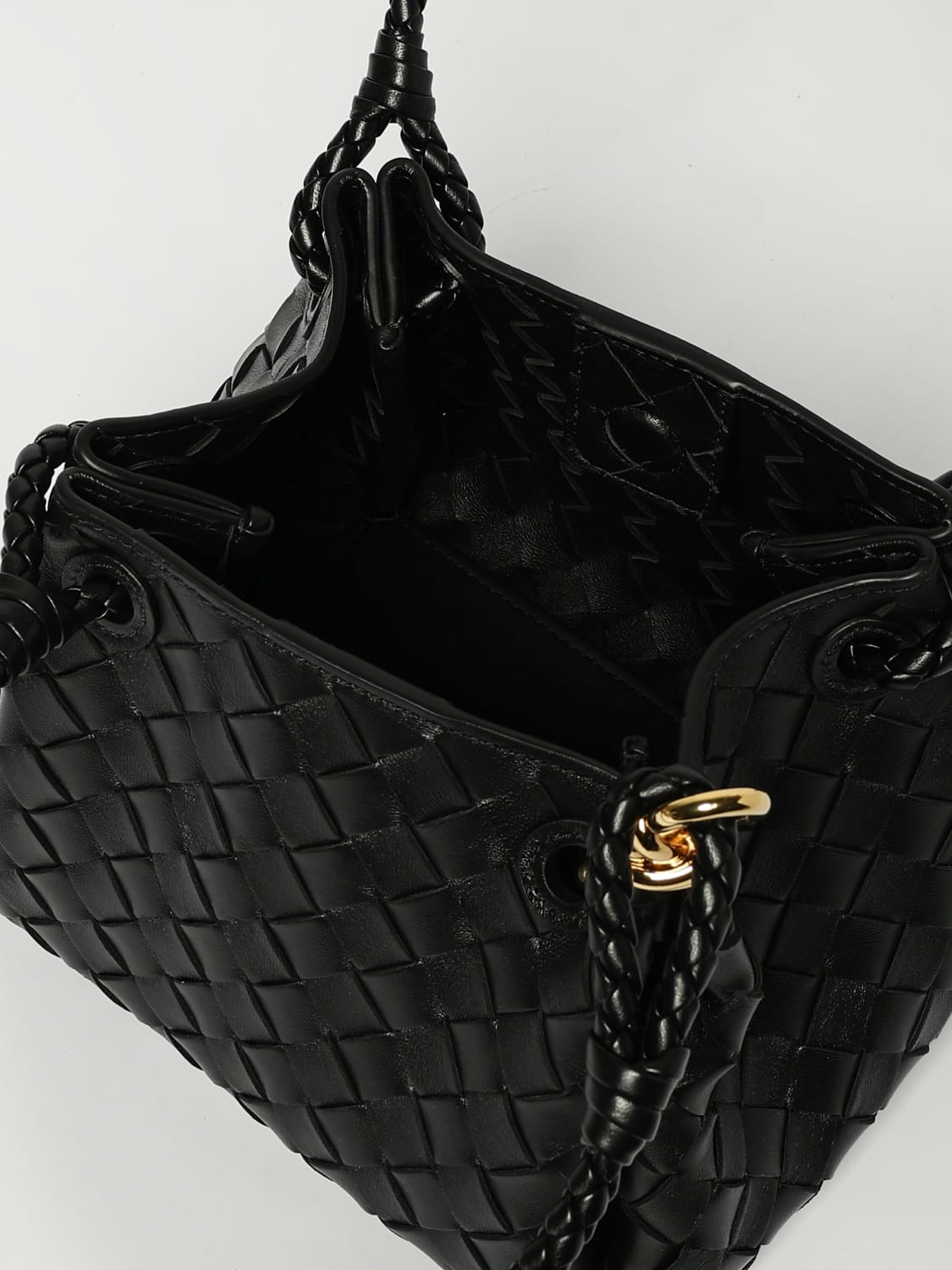 BOTTEGA VENETA MINI BAG: Shoulder bag woman Bottega Veneta, Black - Img 5