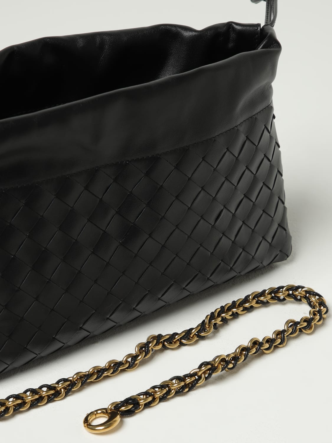 BOTTEGA VENETA SHOULDER BAG: Shoulder bag woman Bottega Veneta, Black - Img 4