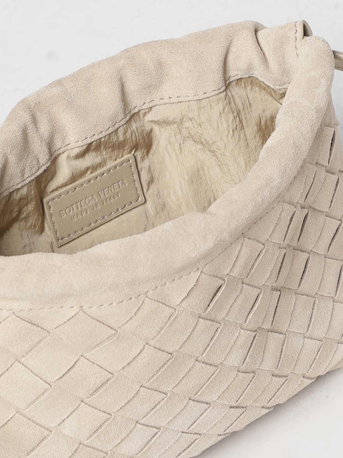 BOTTEGA VENETA MINI BAG: Shoulder bag woman Bottega Veneta, Ecru - Img 5