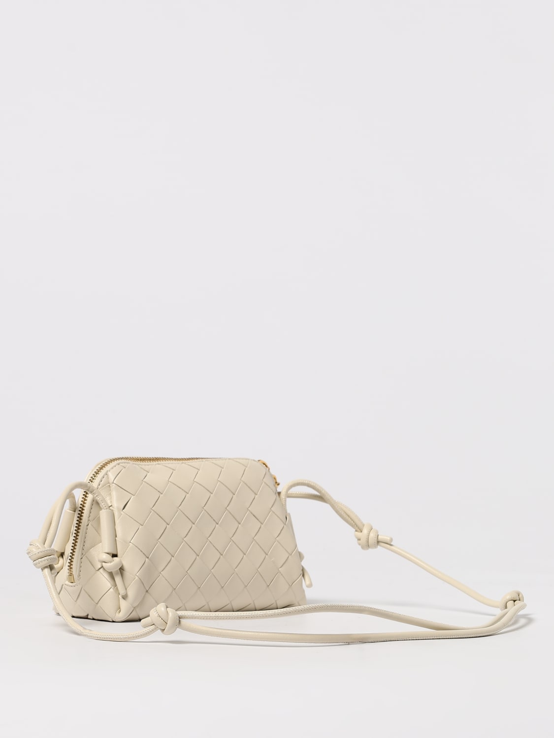 BOTTEGA VENETA MINI BAG: Shoulder bag woman Bottega Veneta, White - Img 3