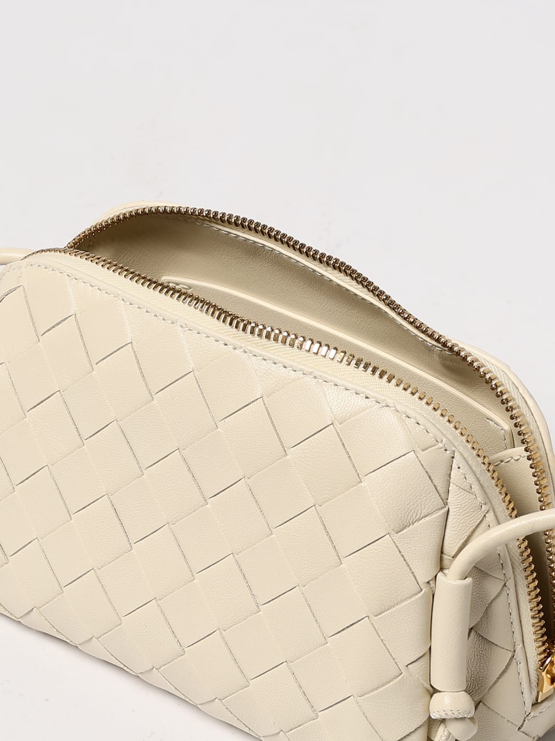 BOTTEGA VENETA MINI BAG: Shoulder bag woman Bottega Veneta, White - Img 5