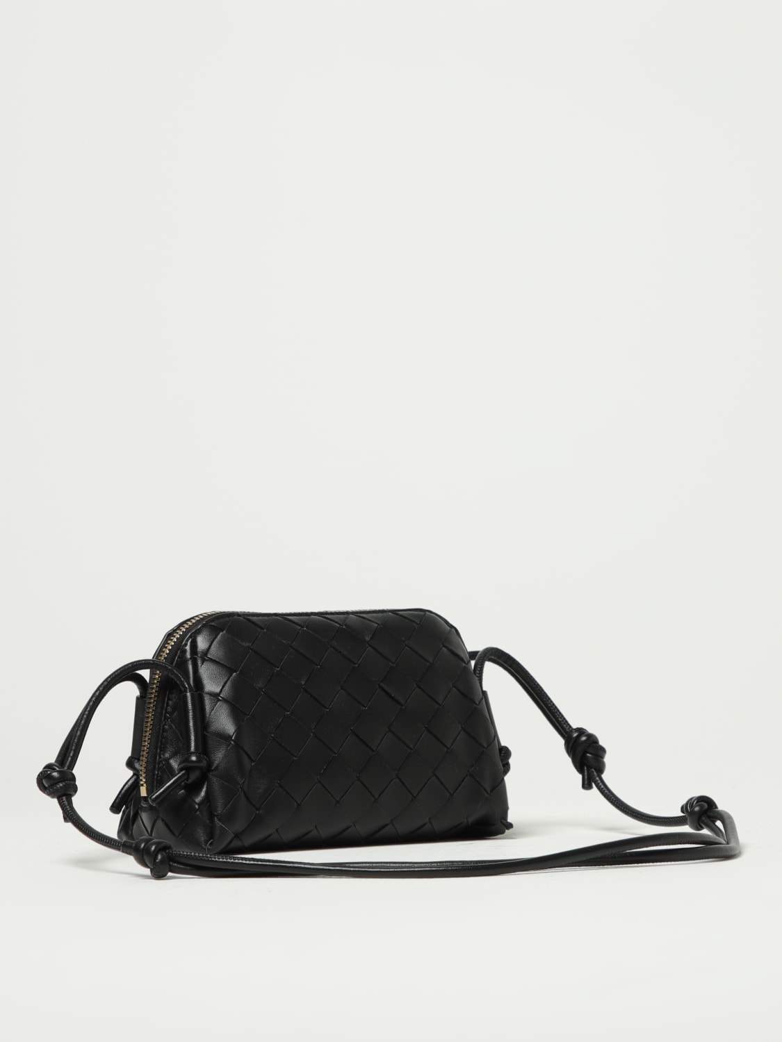 BOTTEGA VENETA MINI BAG: Shoulder bag woman Bottega Veneta, Black - Img 3