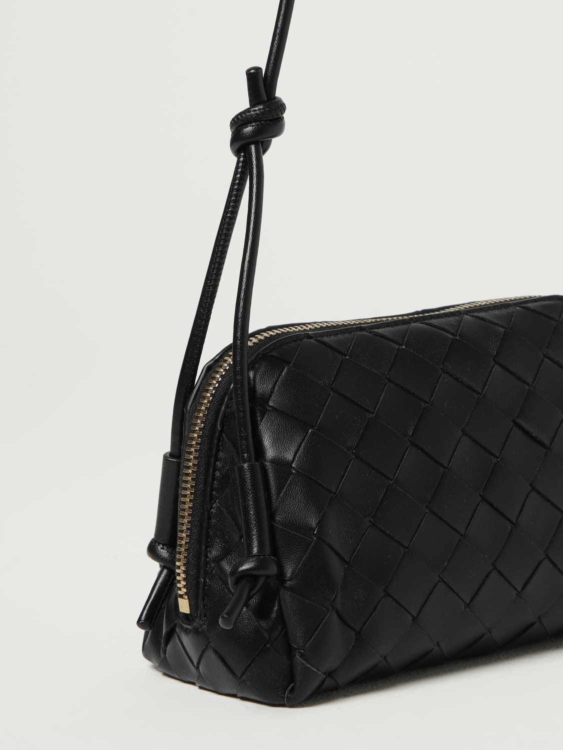 BOTTEGA VENETA MINI BAG: Shoulder bag woman Bottega Veneta, Black - Img 4