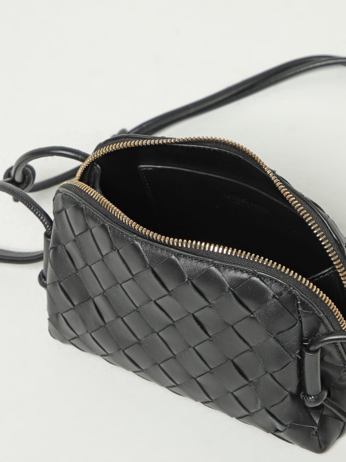 BOTTEGA VENETA MINI BAG: Shoulder bag woman Bottega Veneta, Black - Img 5