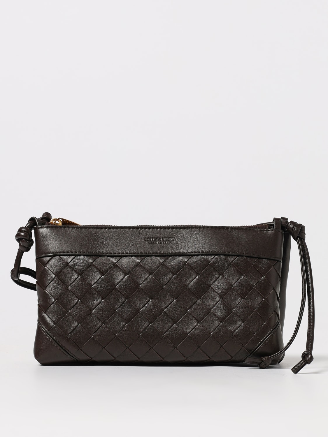 BOTTEGA VENETA BOLSO DE HOMBRO: Bolso de hombro mujer Bottega Veneta, Marrón Oscuro - Img 1