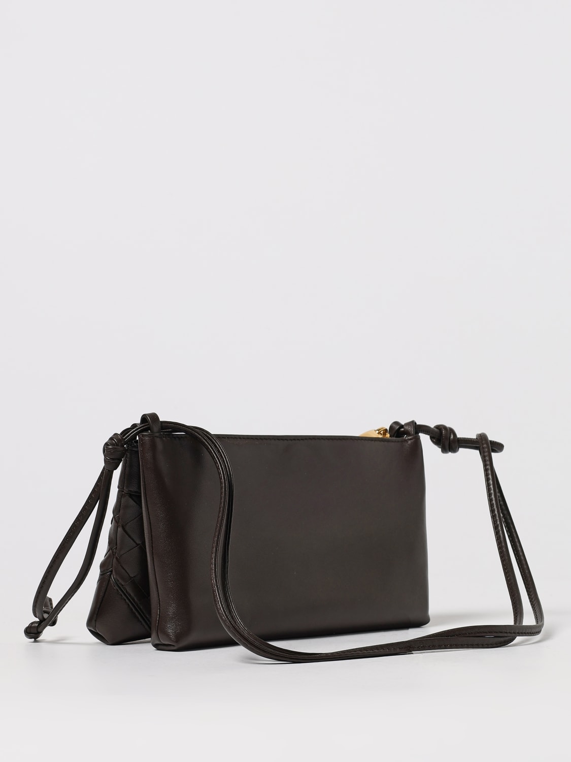 BOTTEGA VENETA BOLSO DE HOMBRO: Bolso de hombro mujer Bottega Veneta, Marrón Oscuro - Img 3