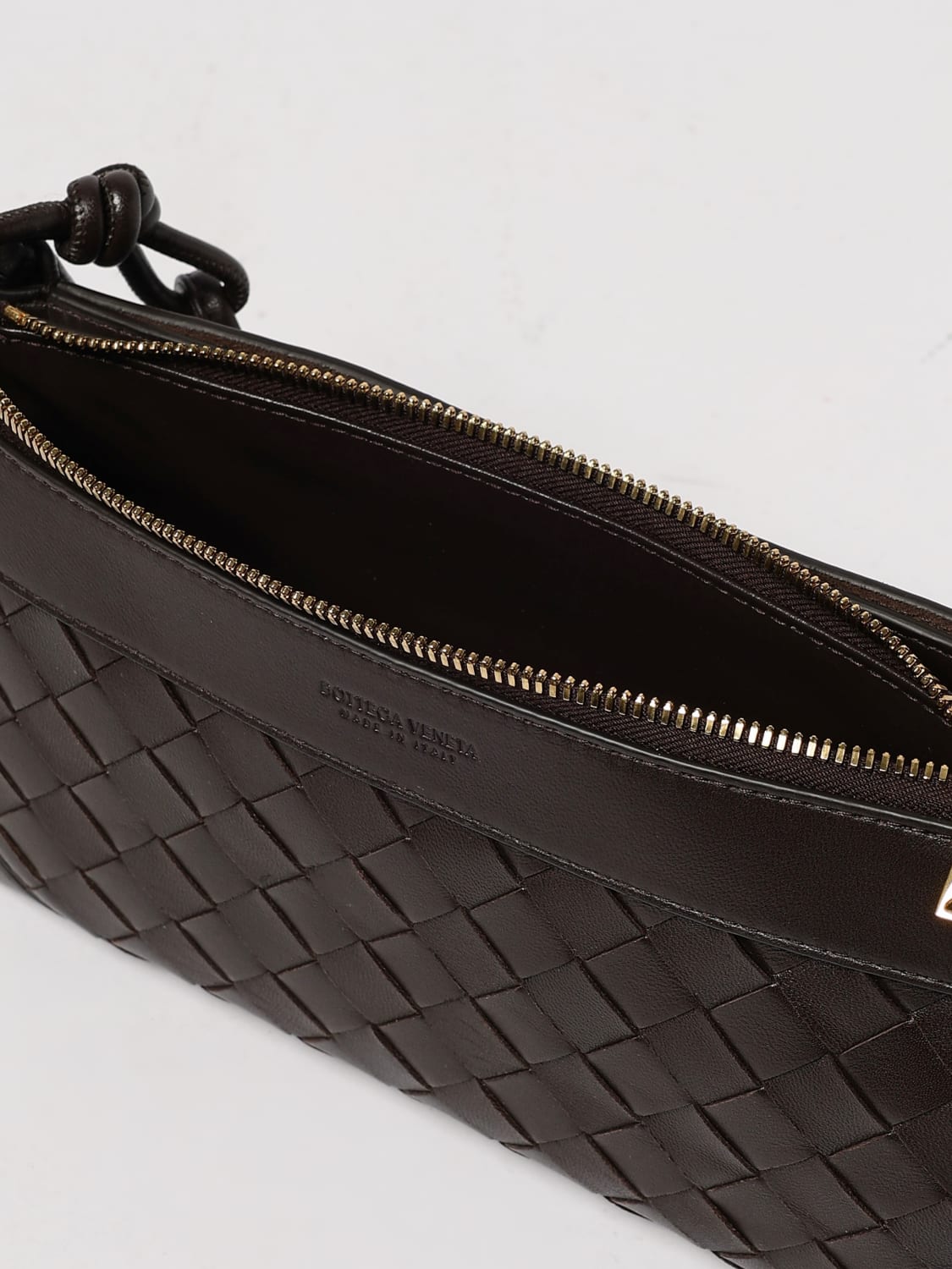 BOTTEGA VENETA BOLSO DE HOMBRO: Bolso de hombro mujer Bottega Veneta, Marrón Oscuro - Img 5