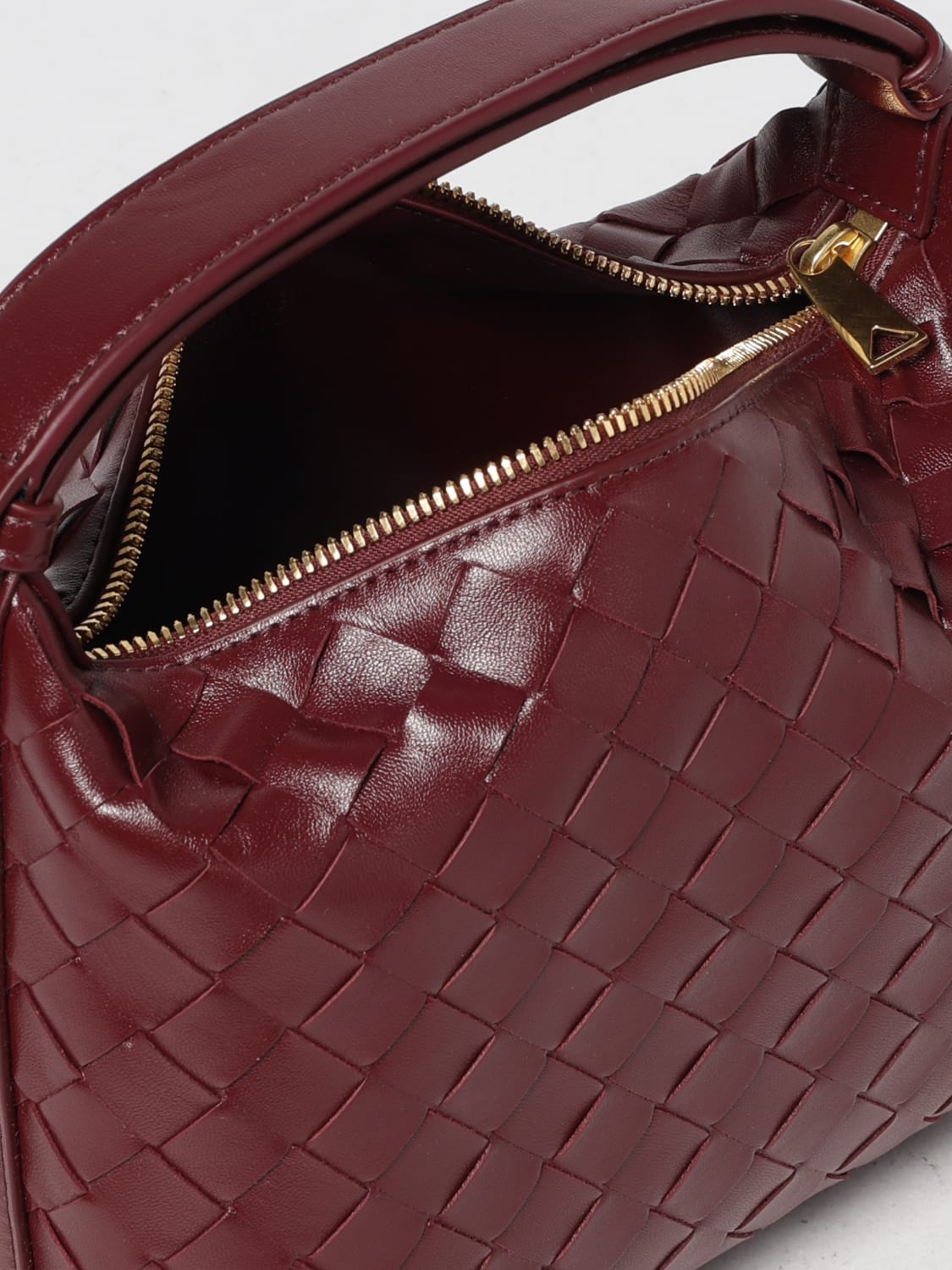 BOTTEGA VENETA MINI SAC: Sac porté épaule femme Bottega Veneta, Bordeaux - Img 5