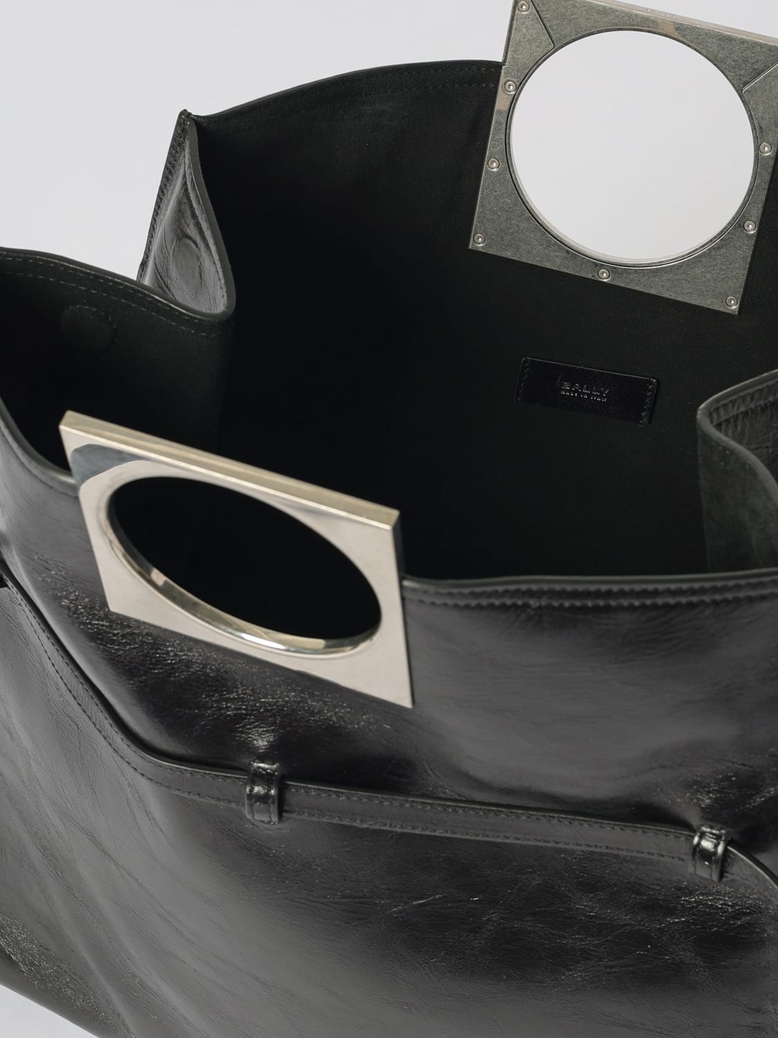 BALLY SAC PORTÉ ÉPAULE: Sac porté épaule femme Bally, Noir - Img 4