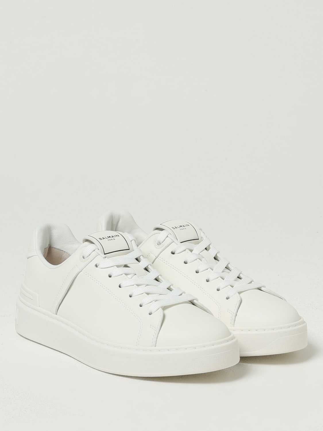 BALMAIN SNEAKERS: Sneakers woman Balmain, White - Img 2