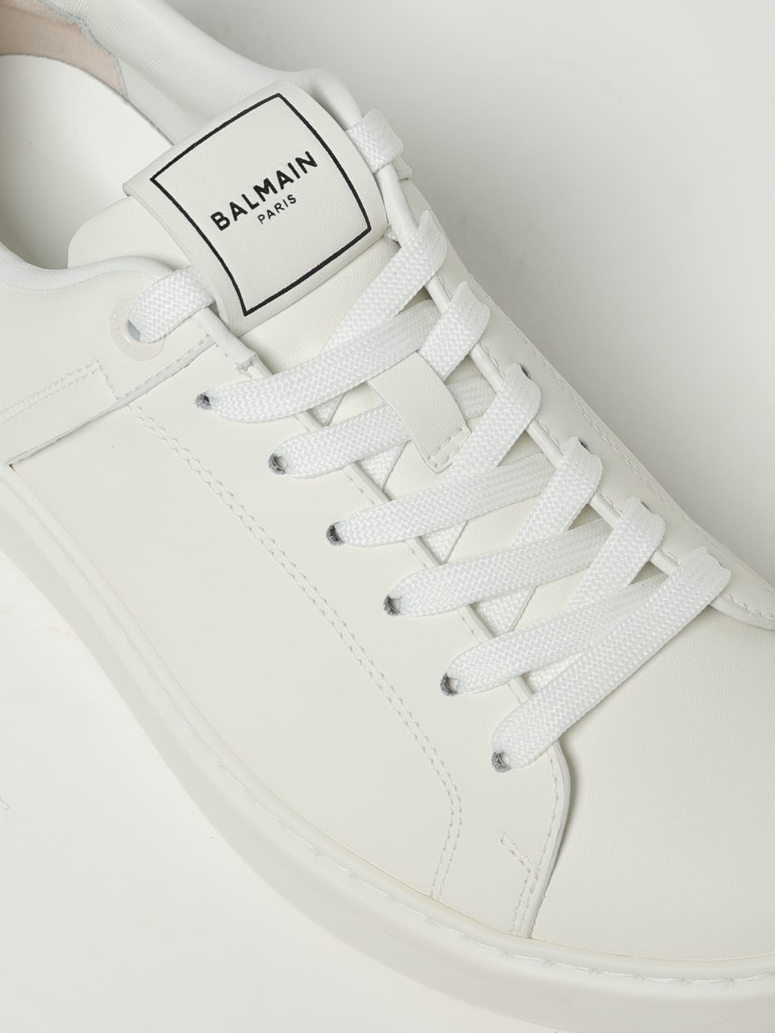 BALMAIN SNEAKERS: Sneakers woman Balmain, White - Img 4