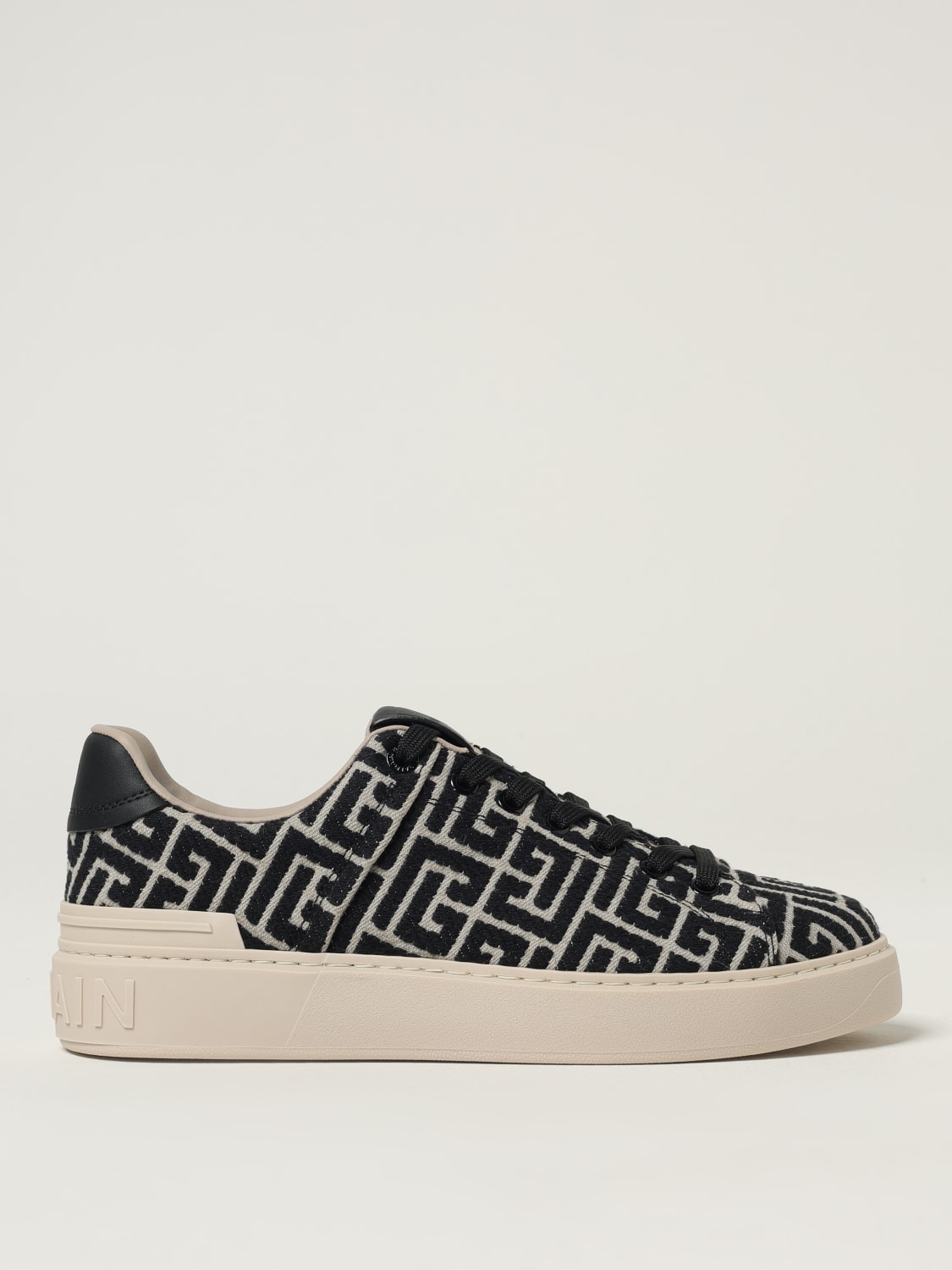 BALMAIN SNEAKERS: Sneakers woman Balmain, Black - Img 1