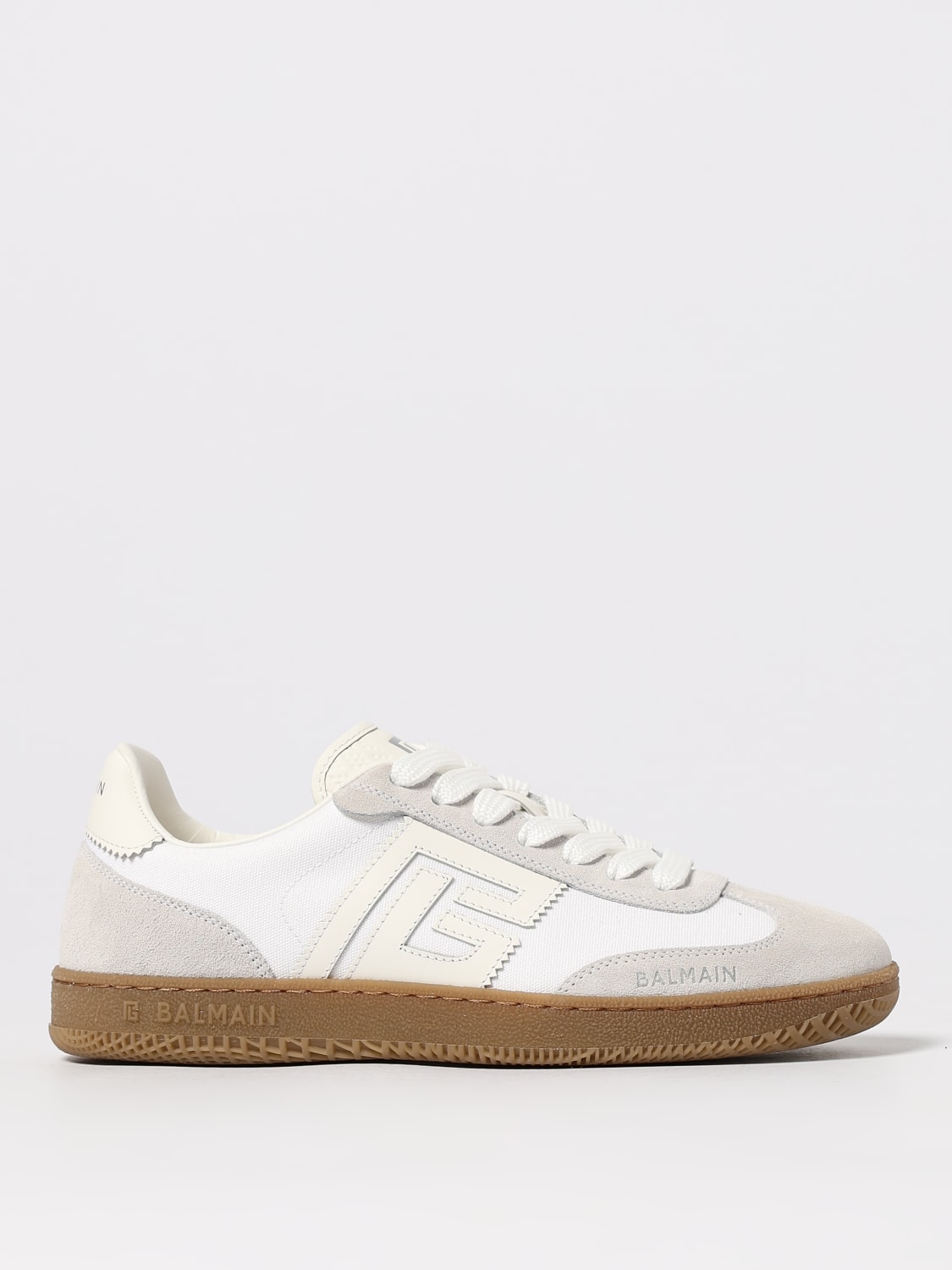 BALMAIN SNEAKERS: Sneakers woman Balmain, White - Img 1