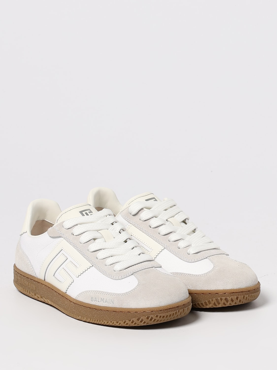 BALMAIN SNEAKERS: Sneakers woman Balmain, White - Img 2