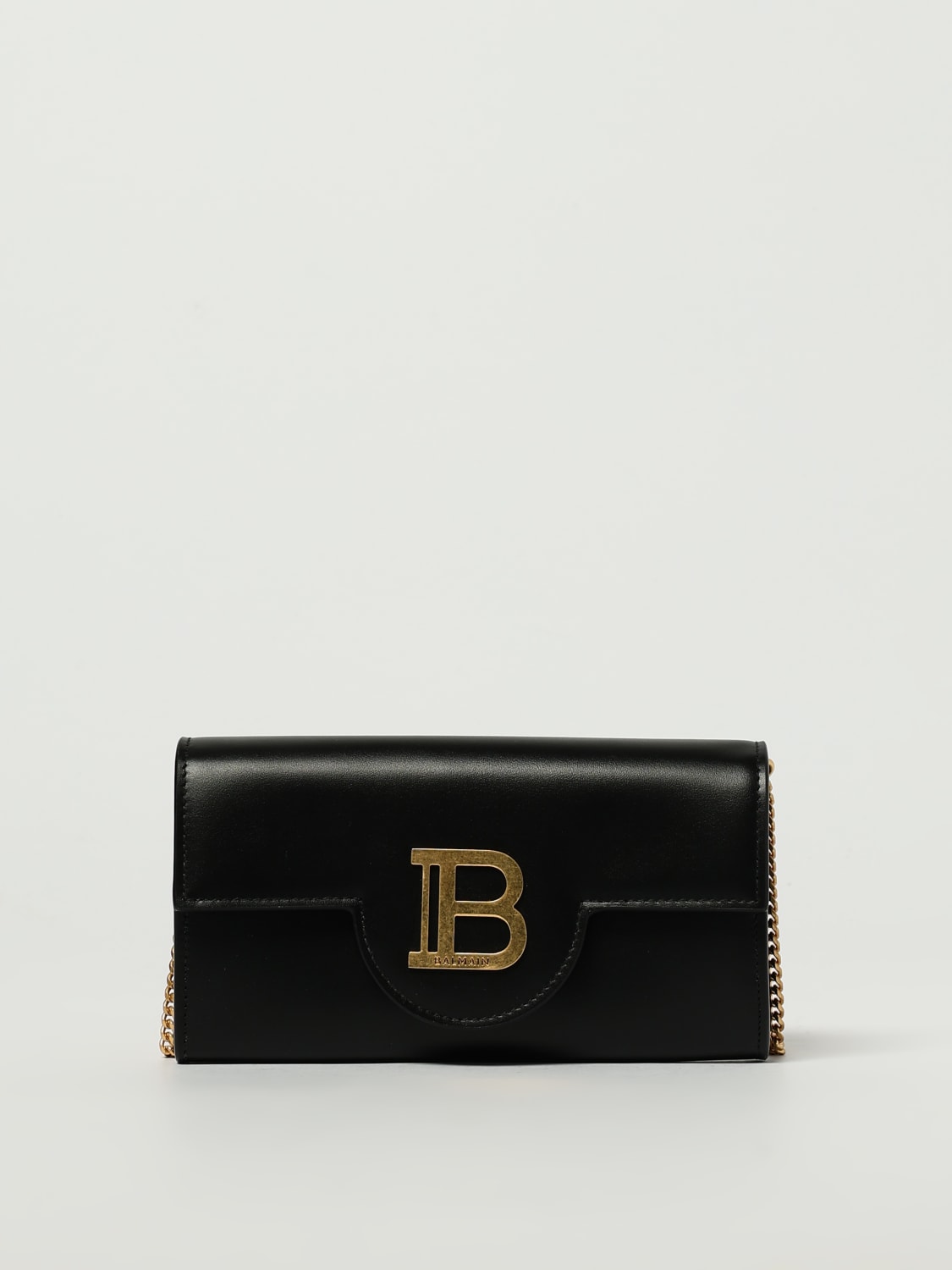 BALMAIN MINI BAG: Shoulder bag woman Balmain, Black - Img 1