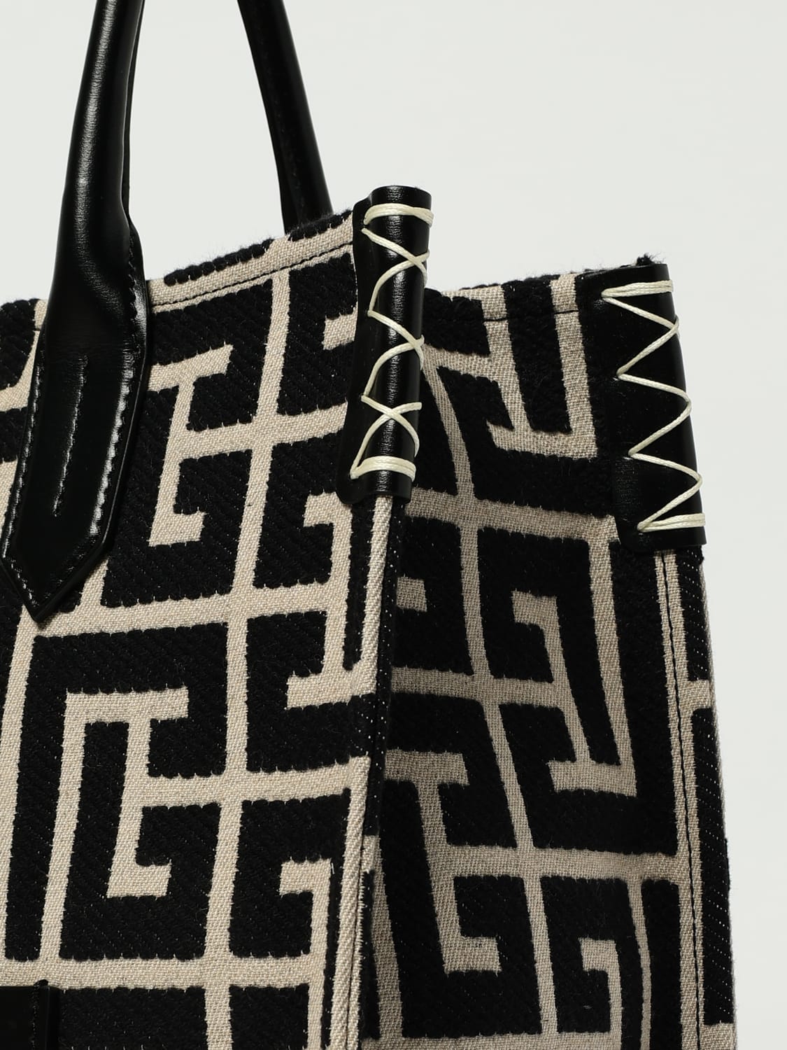 BALMAIN: Shoulder bag woman - Black | Balmain tote bag