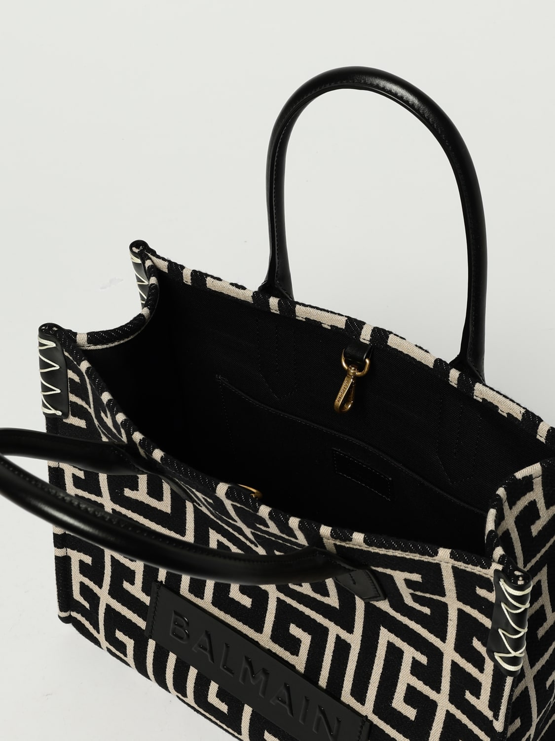 BALMAIN TOTE BAG: Shoulder bag woman Balmain, Black - Img 5