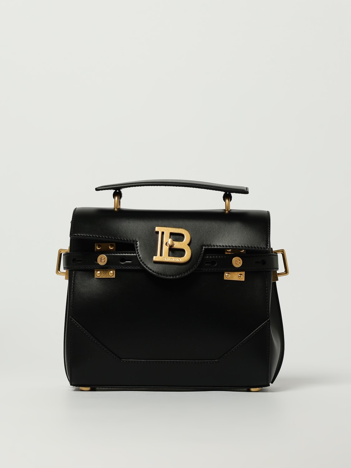 BALMAIN MINI BAG: Shoulder bag woman Balmain, Black - Img 1